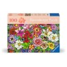 Puzzle XL - Fleurs en vitrail - 100p.