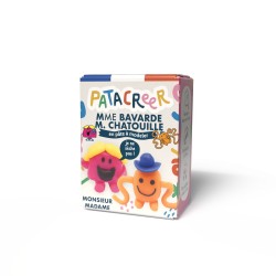 Kit à fabriquer MrCHATOUILLE & Mme BAVARDE en pâte à modeler