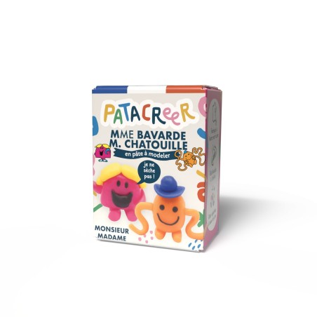 Kit à fabriquer MrCHATOUILLE & Mme BAVARDE en pâte à modeler