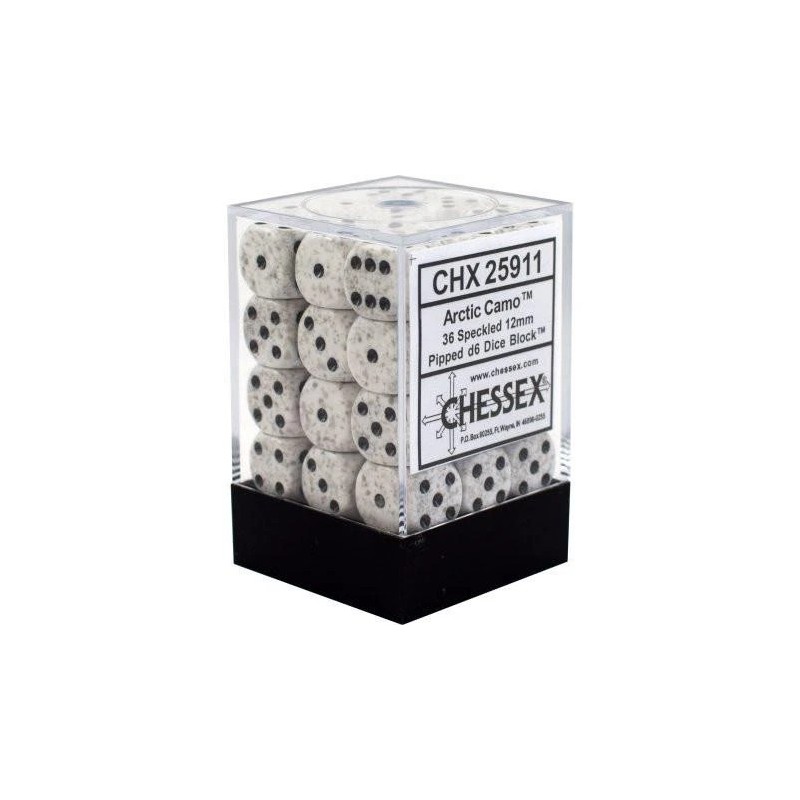 Chessex - Set de 36 dés 6 Granite