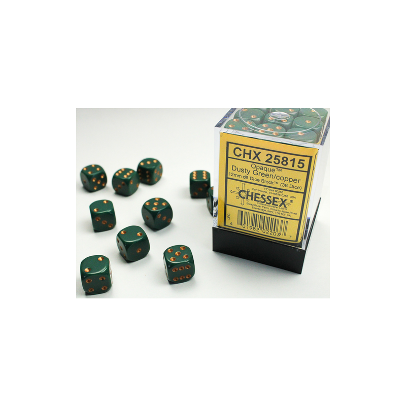 Chessex - Set de 36 dés 6 Opaque