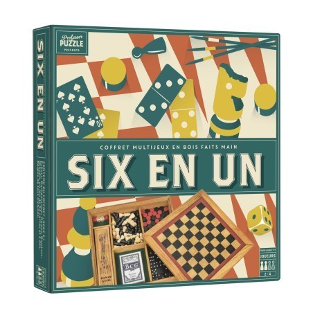 Six en un - coffret bois fait main