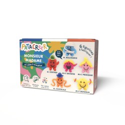 Kit à fabriquer MES 6 MONSIEUR MADAME en pâte à modeler