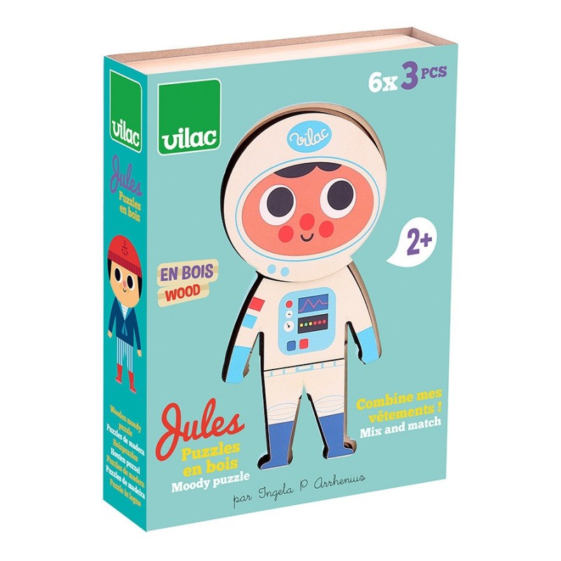 Puzzle Vilac - Jules à habiller - 3p.