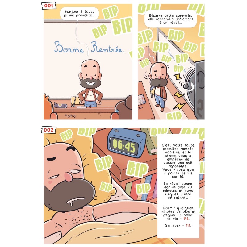 Dans la tête de Mr Le Prof - BD dont vous êtes le héros