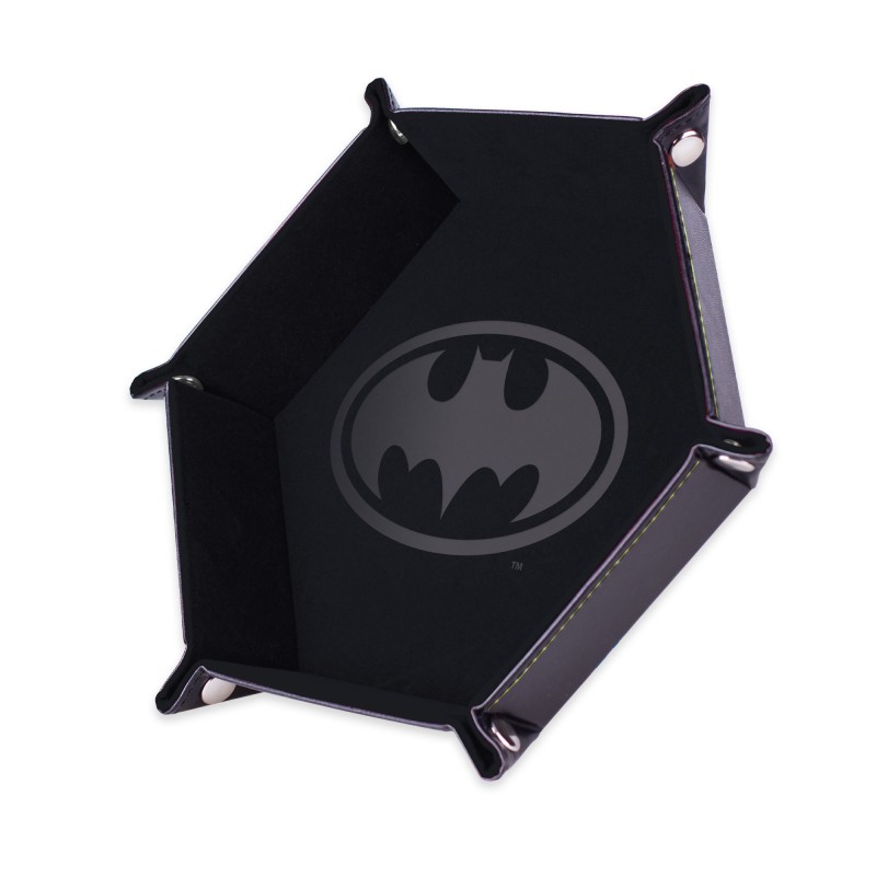 Piste de dés - Batman Noire 19x19cm - Cuir et Velour