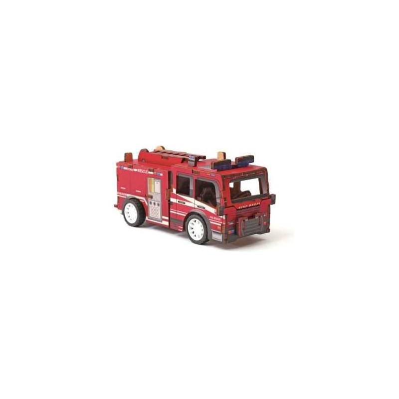 Maquette à friction Camion de pompier 3D