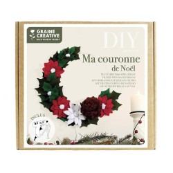 Kit DIY Ma couronne de Noel