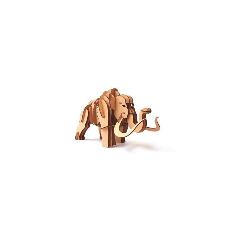Maquette Mammouth en bois 3D