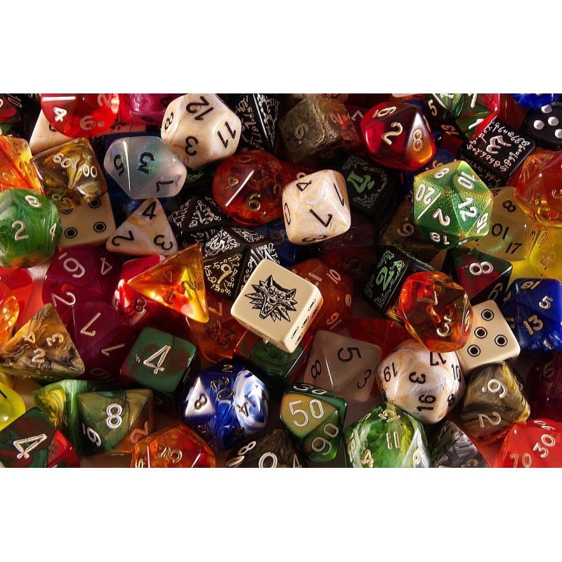 Lot de 6 dés au choix