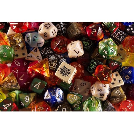 Lot de 6 dés au choix