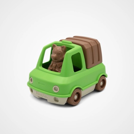Le jouet Simple - Camion-Train Poubelle