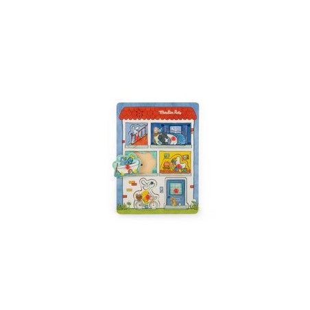 Puzzle sonore Moulin Roty - Puce & Pilou