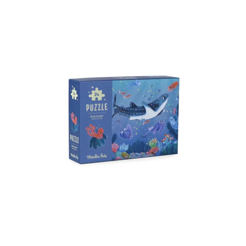 Puzzle phosphorescent -Sous la mer - 24p.