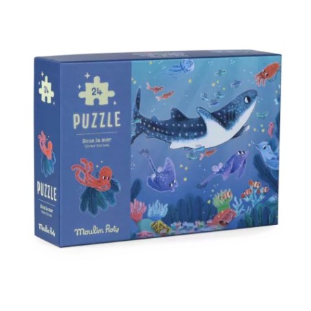 Puzzle phosphorescent -Sous la mer - 24p.