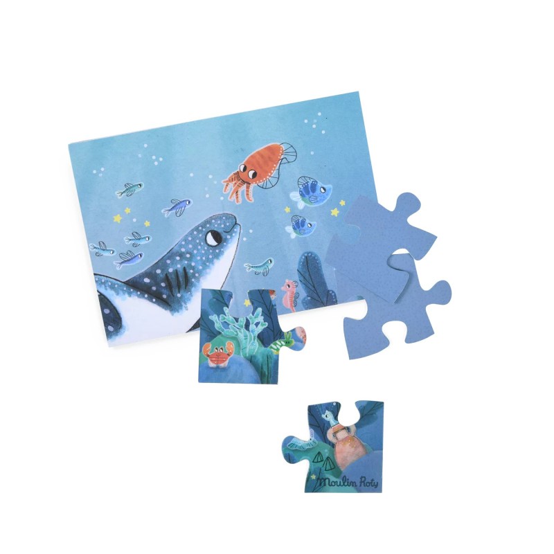 Puzzle phosphorescent -Sous la mer - 24p.