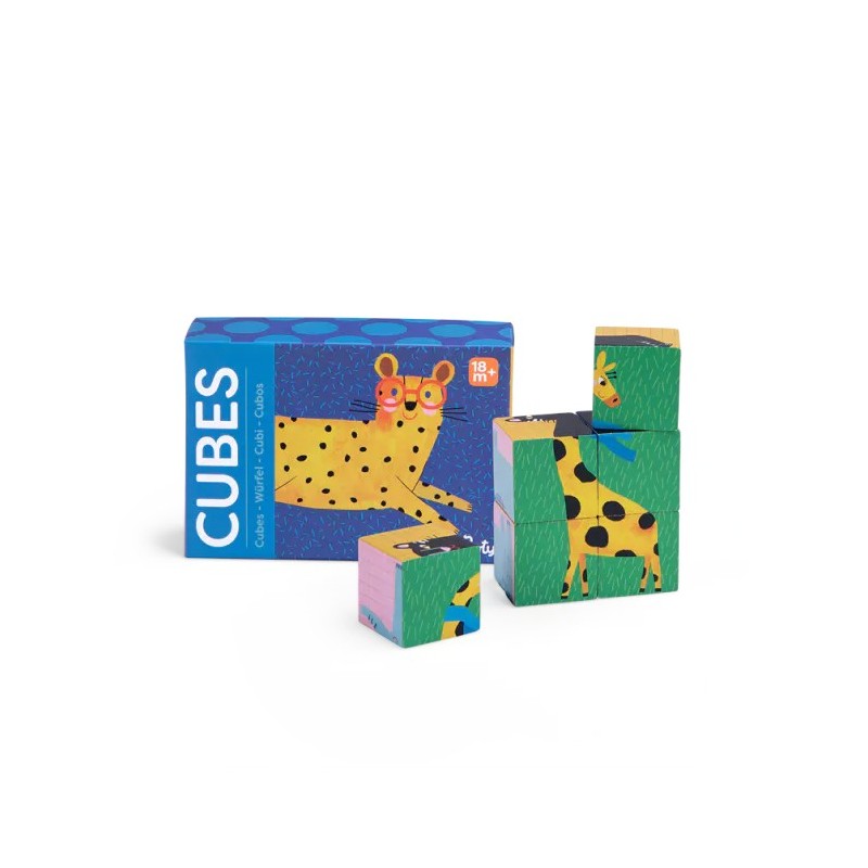 Puzzle Moulin Roty - 6 cubes Les Toupitis