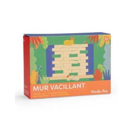 Mur vacillant en bois Les Toupitis