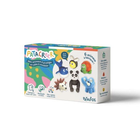 Kit à fabriquer Mes 6 animaux à protéger en Pâte à Modeler