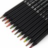 12 crayons de couleur multicolores Tout autour du monde