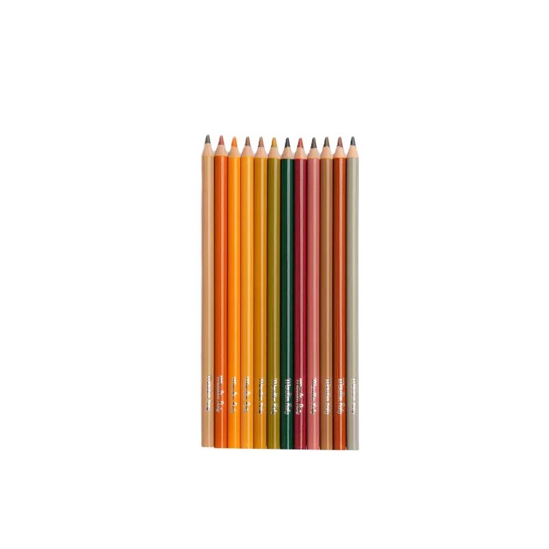 12 crayons de couleur + cartes Le jardinier