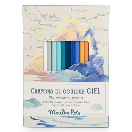 12 crayons de couleur + cartes L'explorateur
