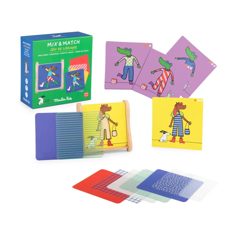 Jeu de logique Mix and Match Les Loufoques