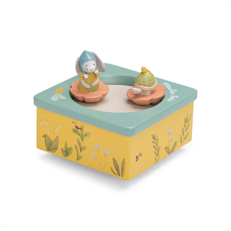 Boîte à musique Trois petits lapins