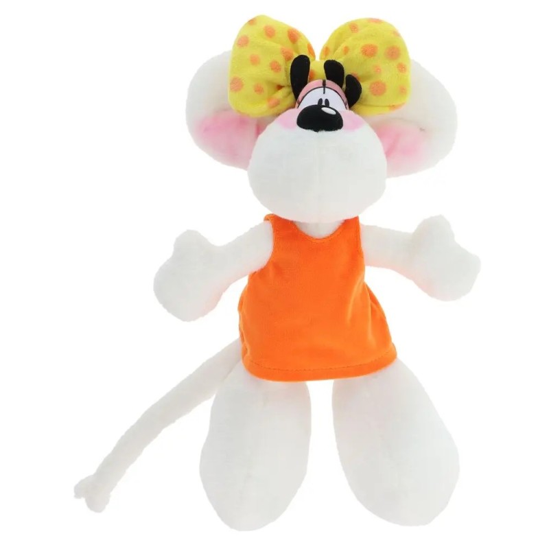 Peluche Diddlina en robe orange 30cm