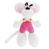 Peluche Diddl en salopette Rose 30cm