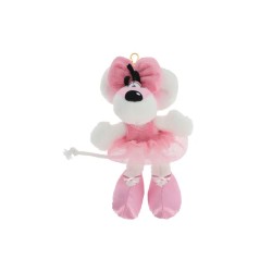 Porte-clés peluche Diddlina en robe ballerina 15cm
