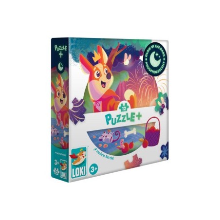 Puzzle+ : Loki regarde le feu d'artifice 12p. Phosphorescent