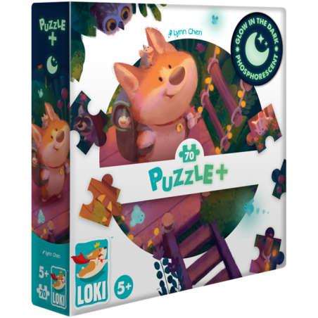 Puzzle+ : Loki explore la cabane 70p. Phosphorescent
