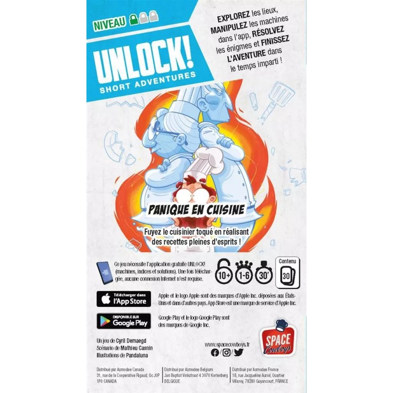 Unlock! Short Adv. : Panique en Cuisine