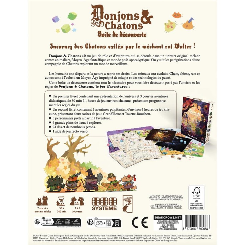 Donjons & Chatons : Boite de découverte