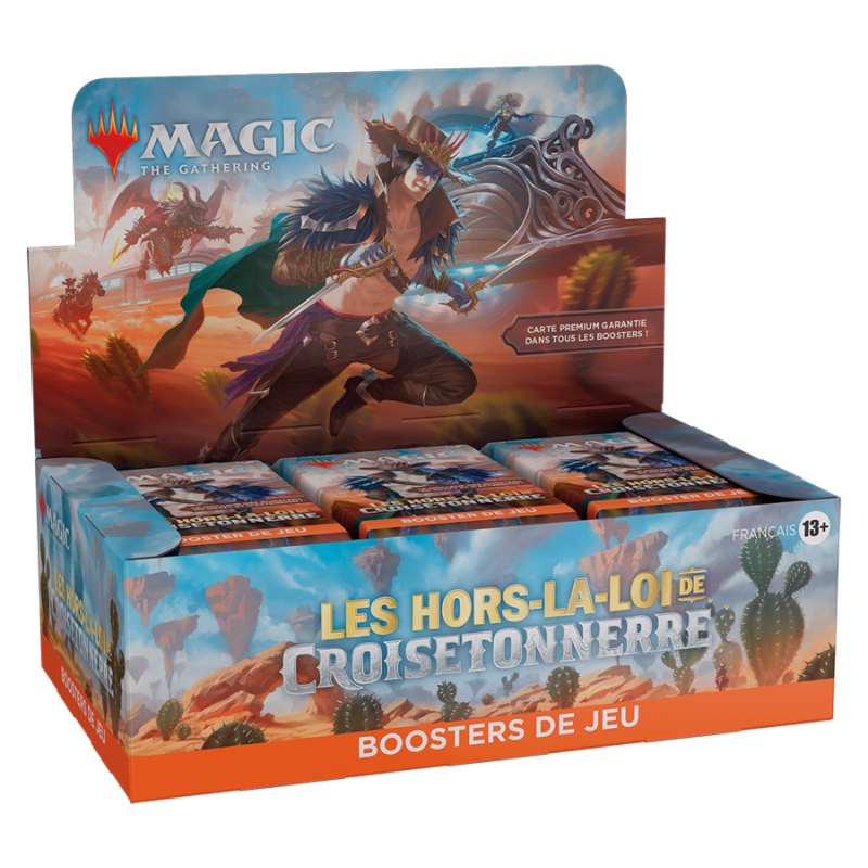 Magic - Boîte de 36 Boosters de Jeu Les Hors-la-loi de Croisetonnerre - Français