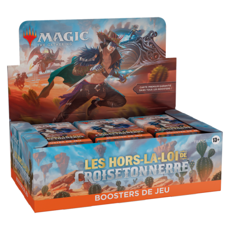 Magic - Boîte de 36 Boosters de Jeu Les Hors-la-loi de Croisetonnerre - Français
