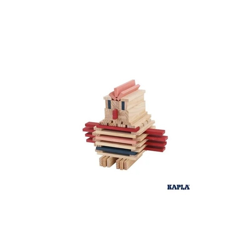 Kapla Baril 120 - Rouge, Rose et Bleu Foncé