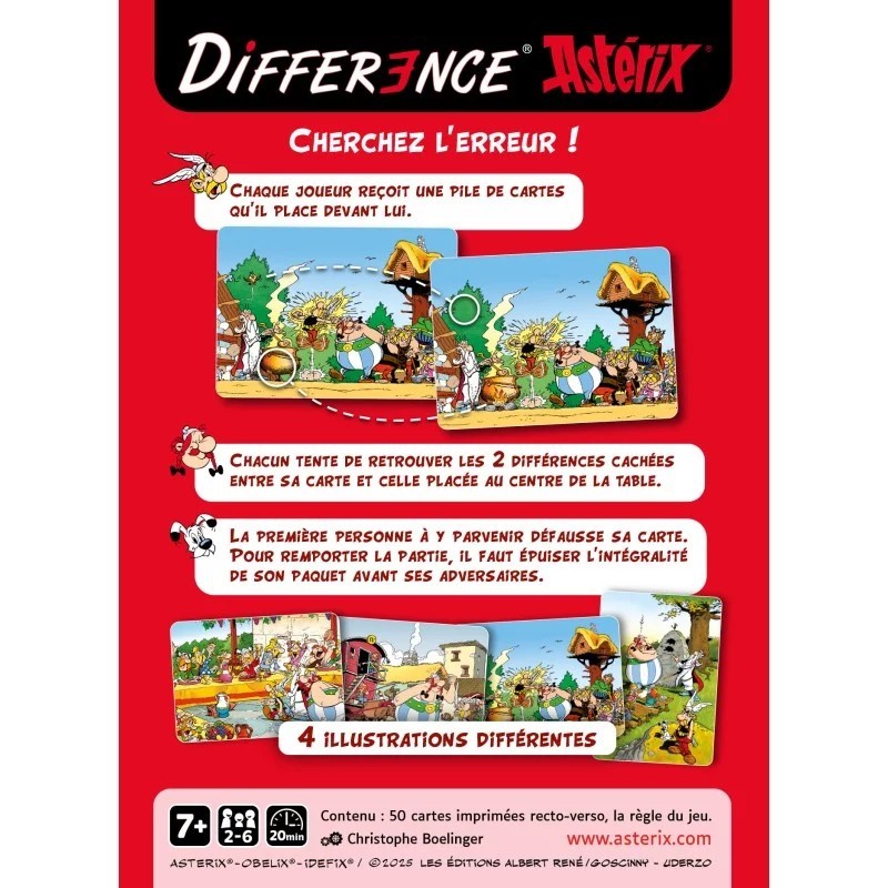 Différence : Edition Astérix