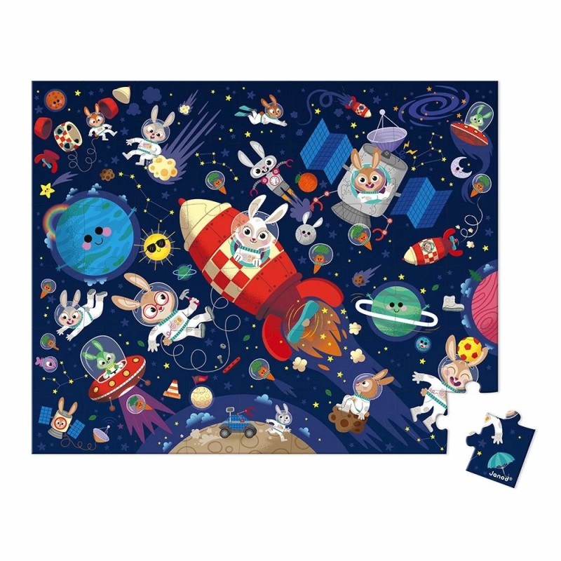 Puzzle Janod - Fusée - 54p.