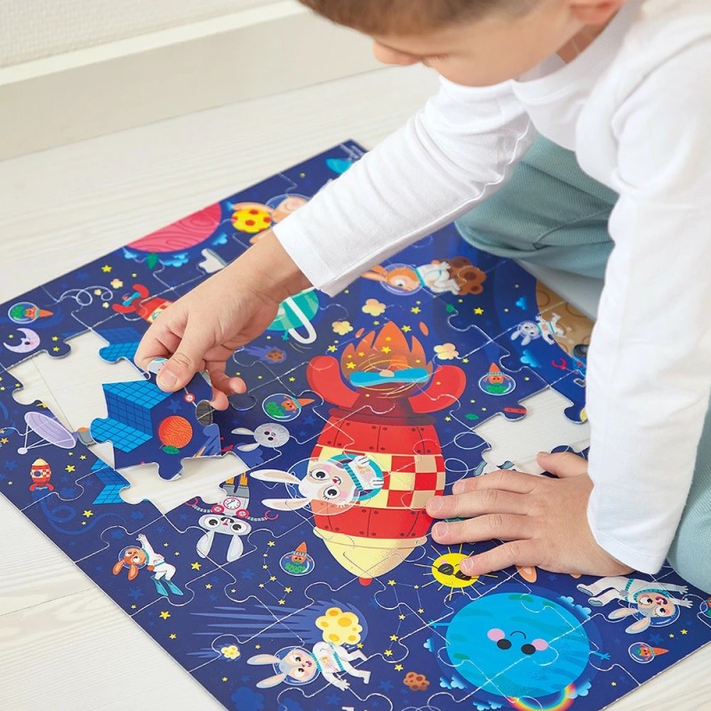 Puzzle Janod - Fusée - 54p.