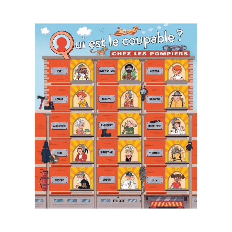 Livre jeux - Qui est le coupable chez les pompiers ?