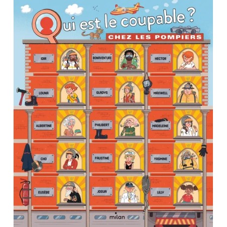 Livre jeux - Qui est le coupable chez les pompiers ?