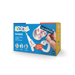 Boite Mes sculptures de 2X80G de Pâte à Modeler autodurcissante