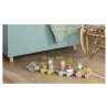 Grand train d'activités à tirer Trois petits lapin