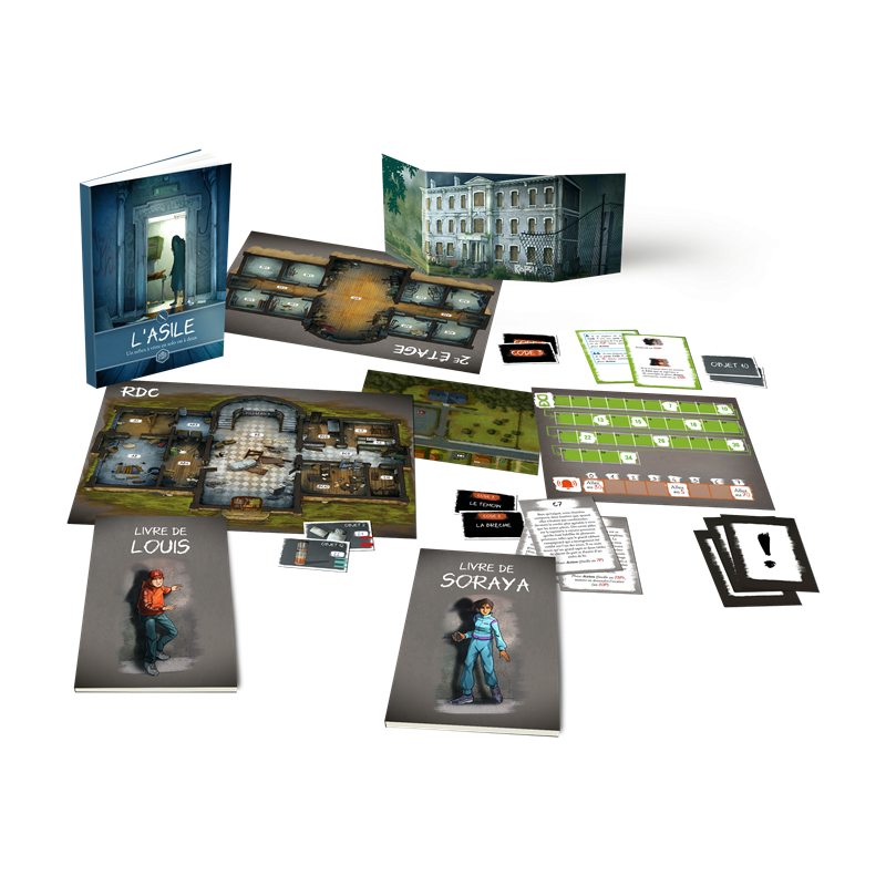L'asile - Livre jeu D.Architecturart
