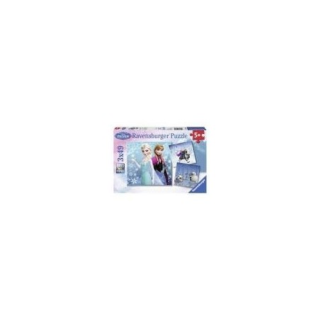 OCCASION - Puzzle 3x49 Reine des neiges