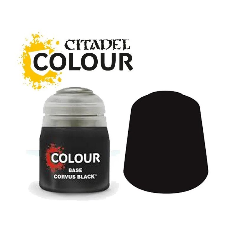 Citadel - Peinture Base : Corvus Black