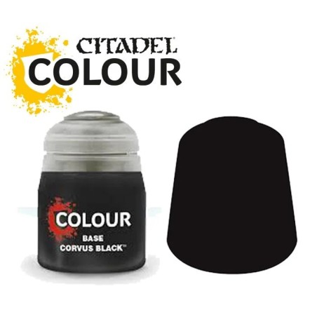 Citadel - Peinture Base : Corvus Black