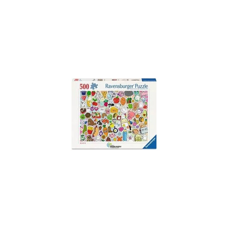 Puzzle Stickers kawaii 500p